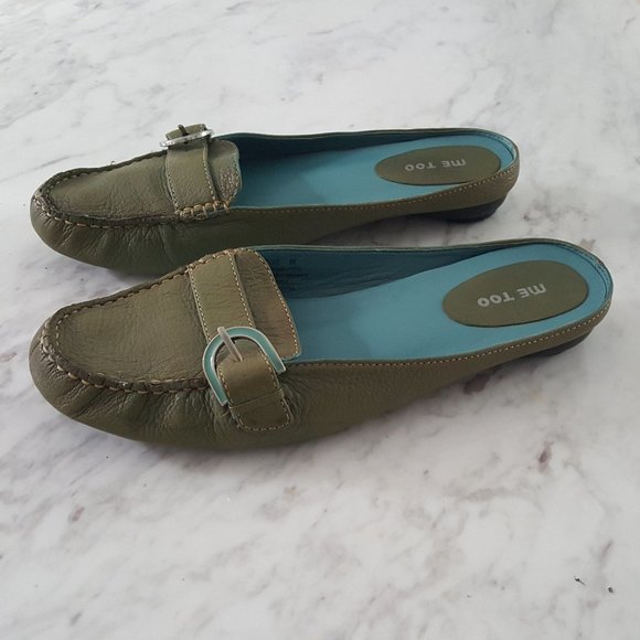 Me Too | Green-blue Mules - Picture 3 of 6